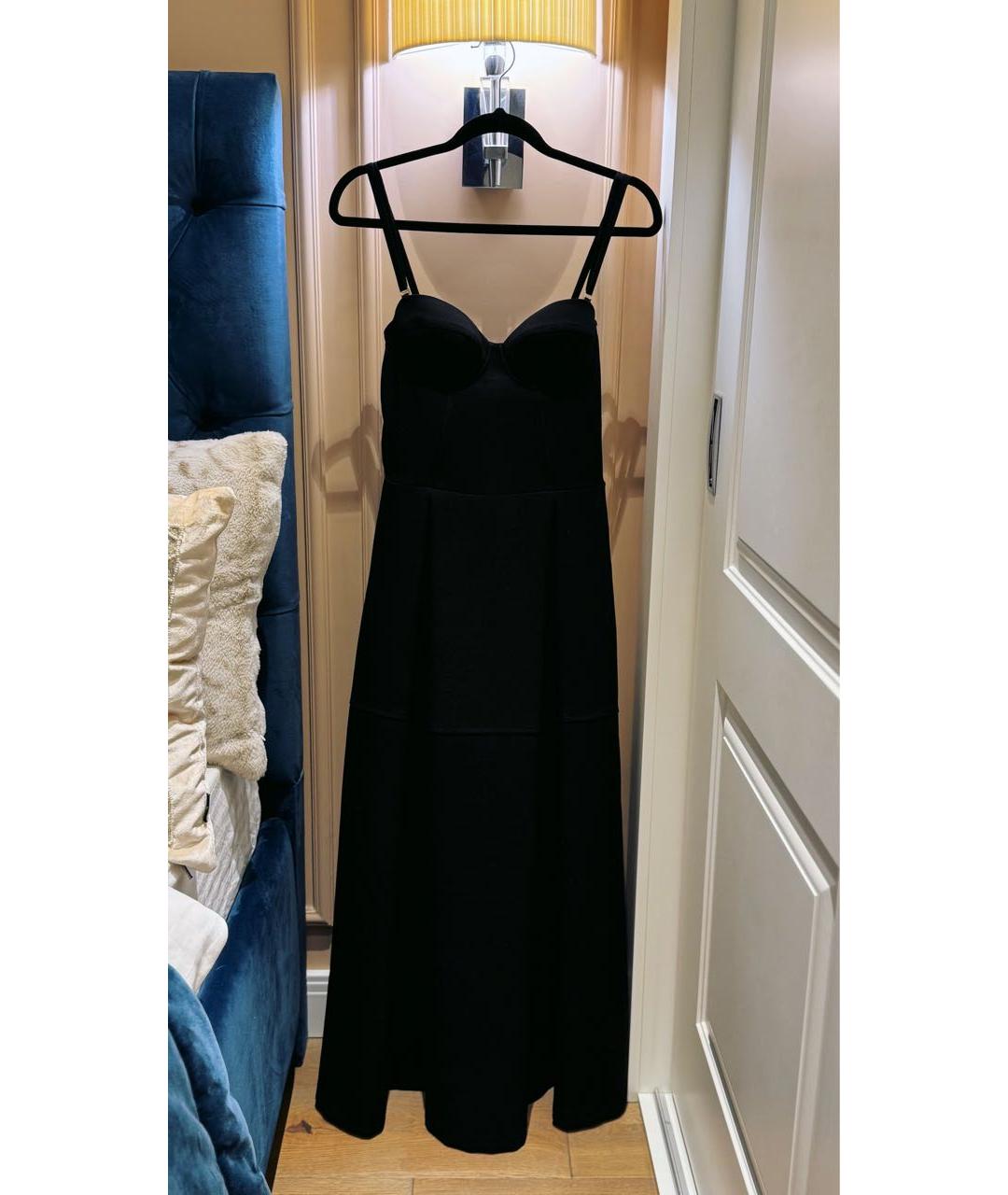 TWIN-SET Черное полиэстеровое вечернее платье, фото 9