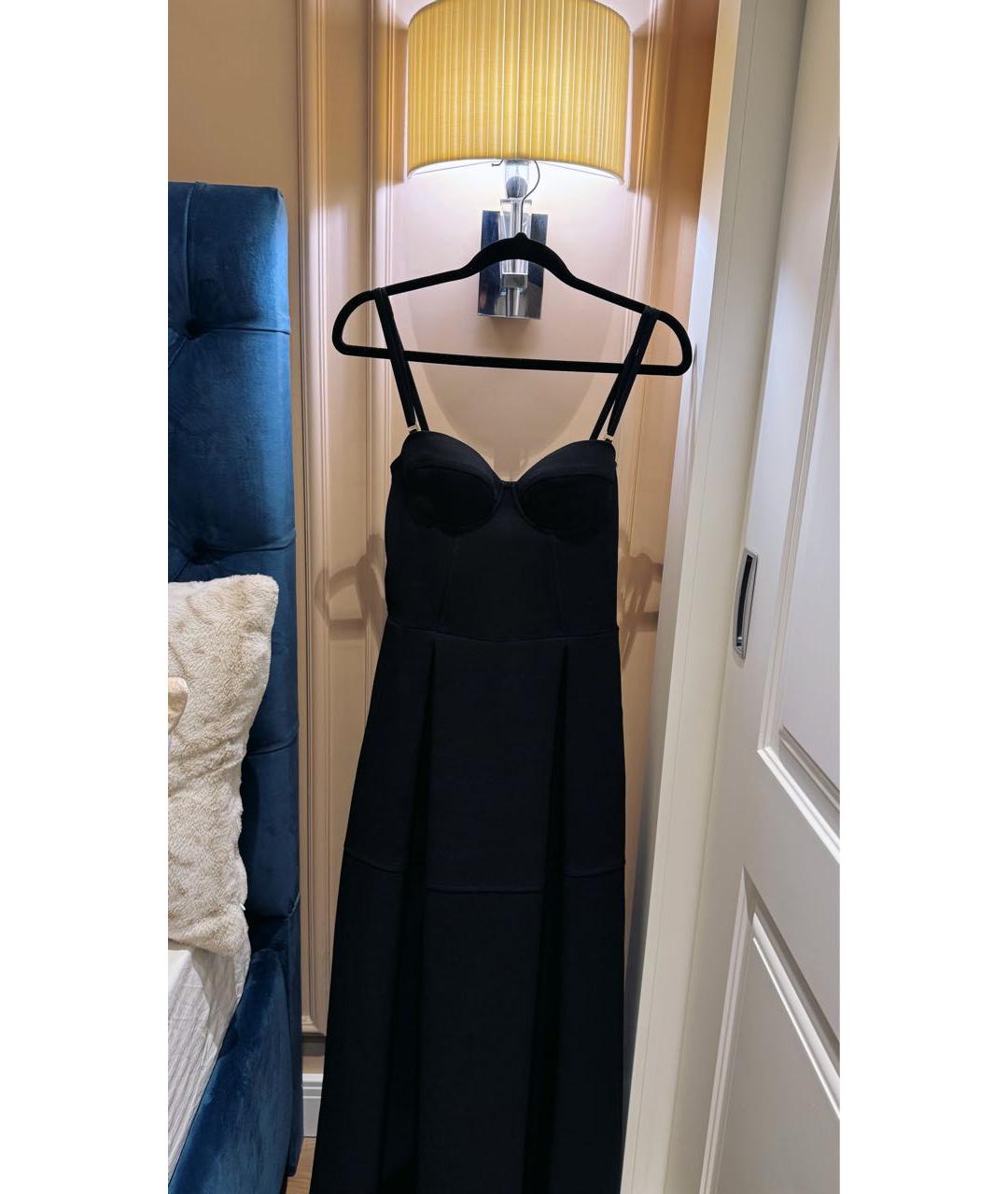 TWIN-SET Черное полиэстеровое вечернее платье, фото 3