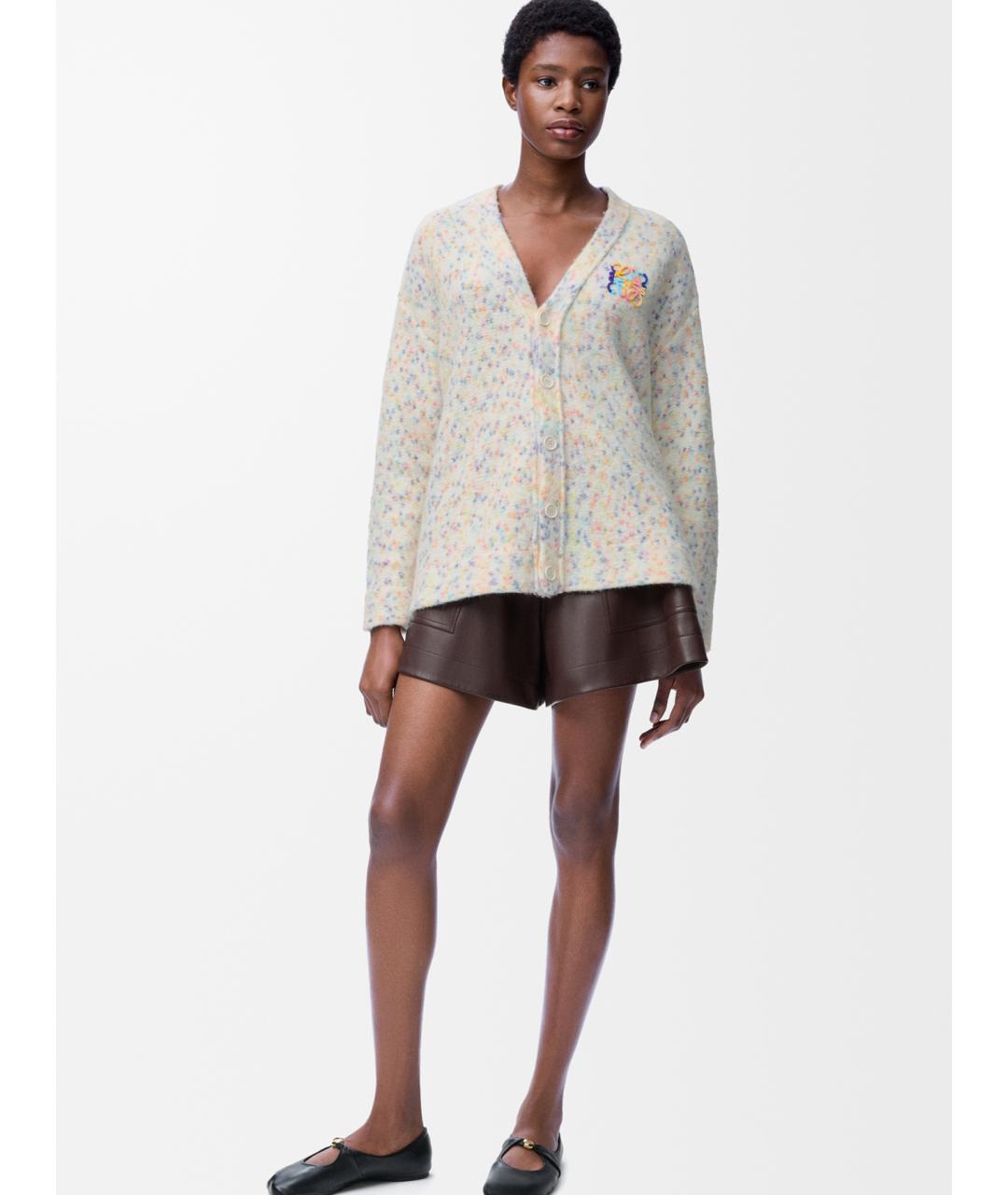 LOEWE Мульти шерстяной кардиган, фото 2