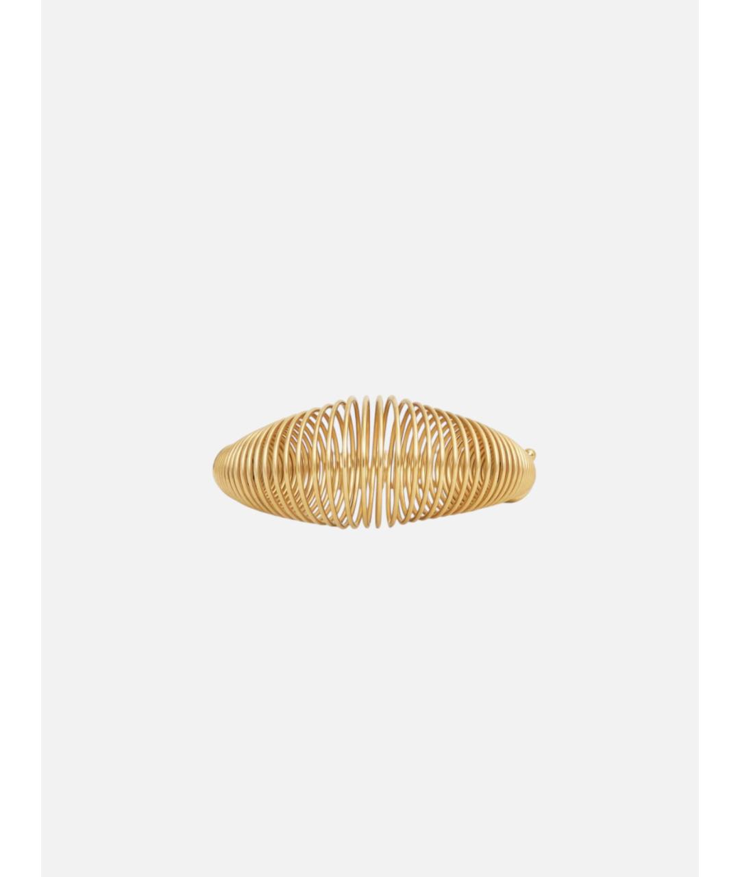 ALAIA Золотой металлический браслет, фото 5