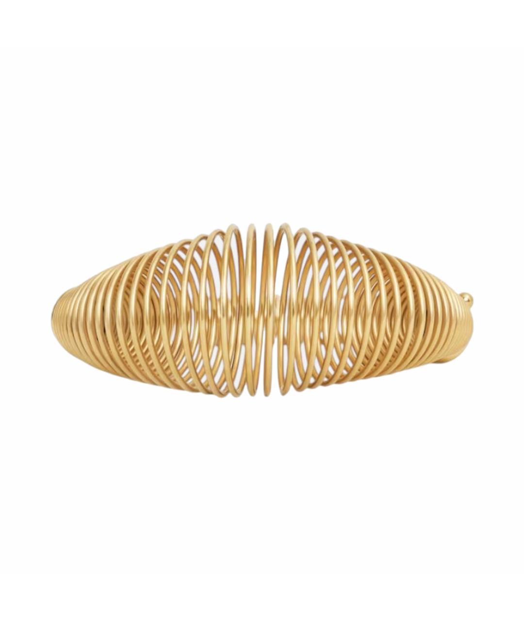 ALAIA Золотой металлический браслет, фото 1