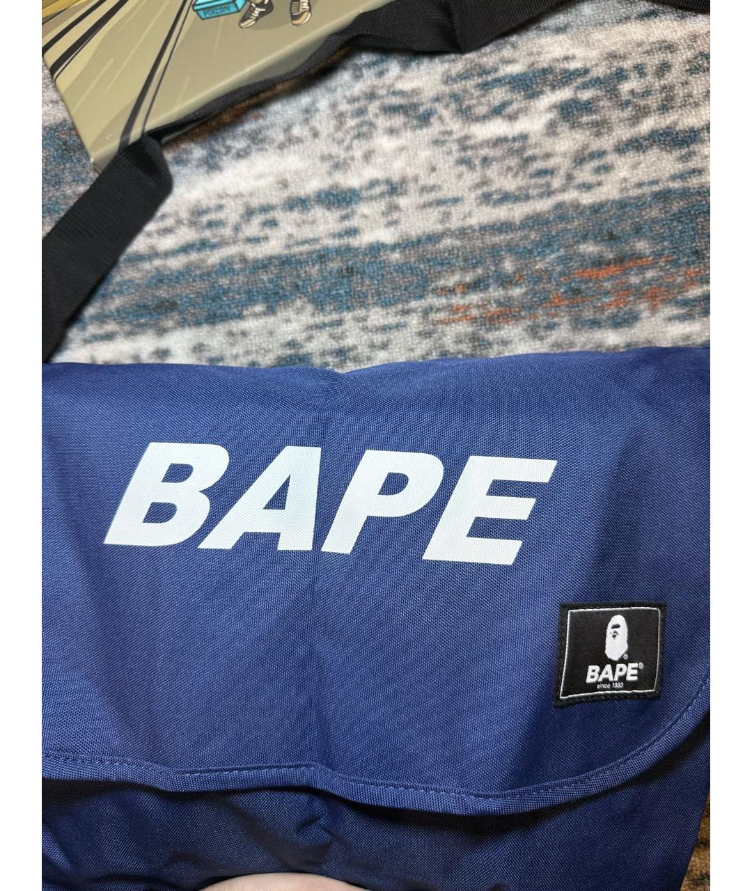 BAPE Синяя сумка на плечо, фото 3