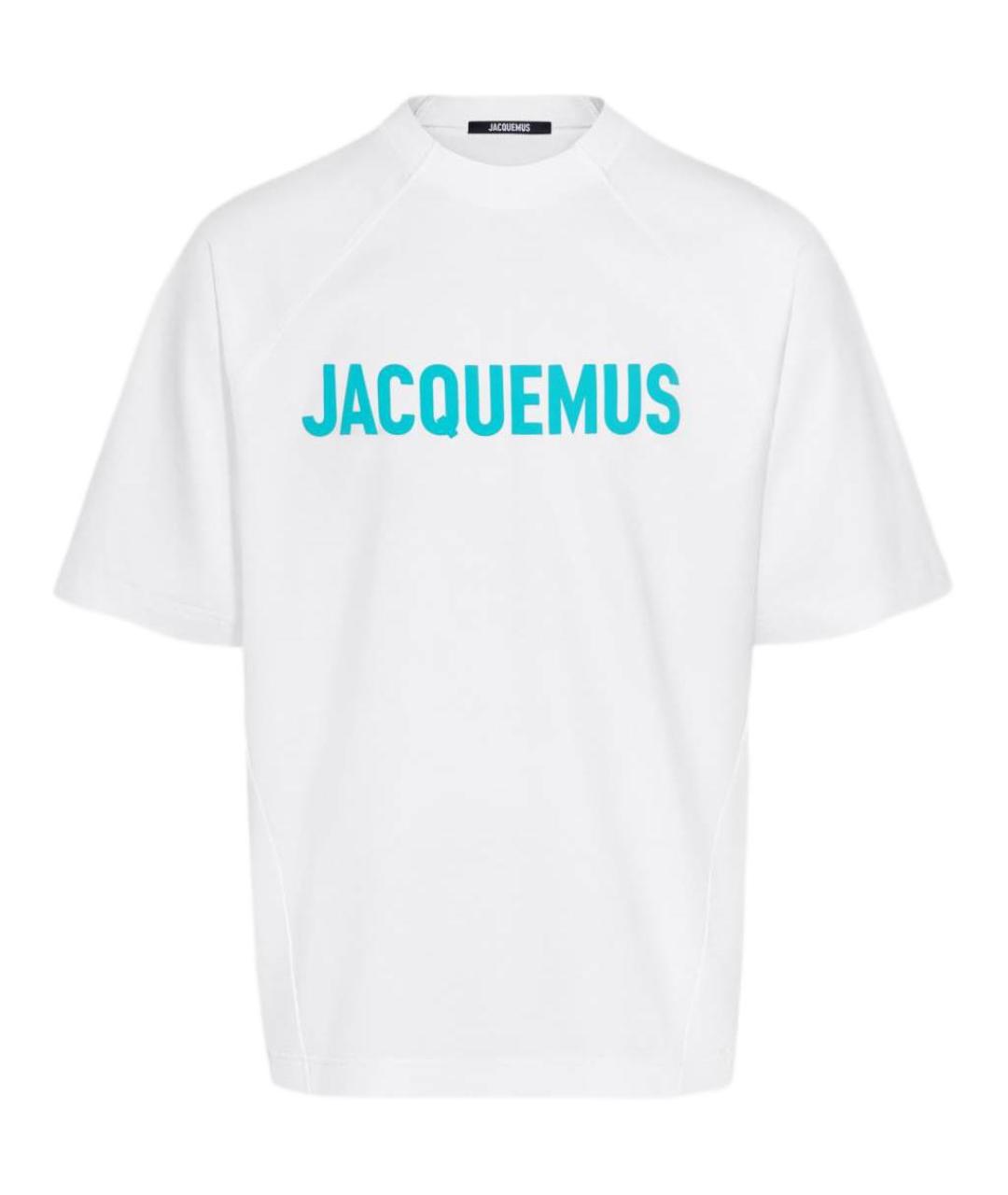 JACQUEMUS Белая хлопковая футболка, фото 1