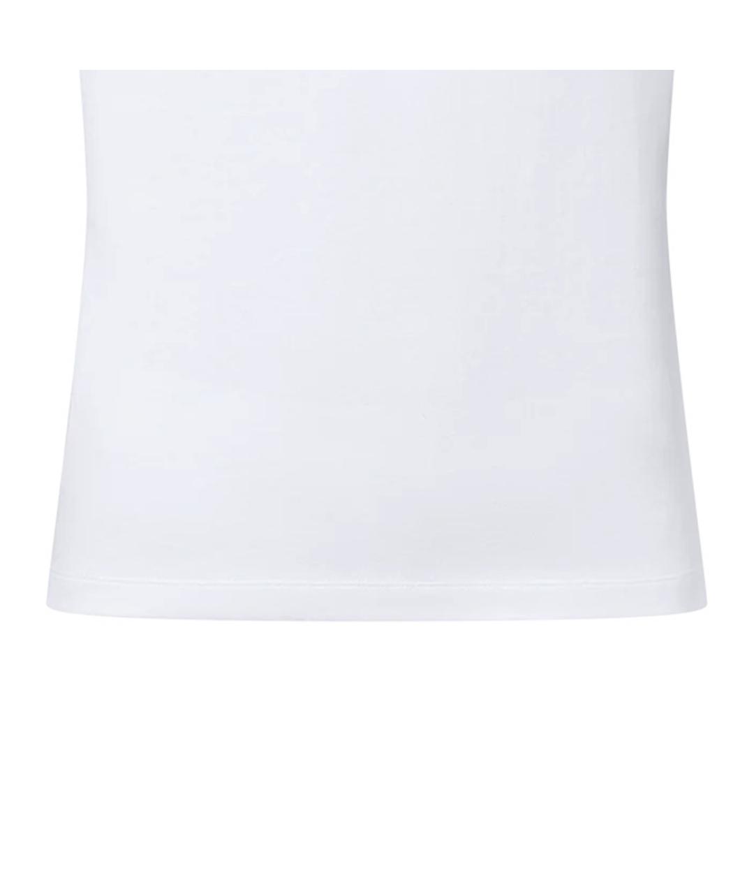 LOUIS VUITTON Белая хлопковая футболка, фото 4