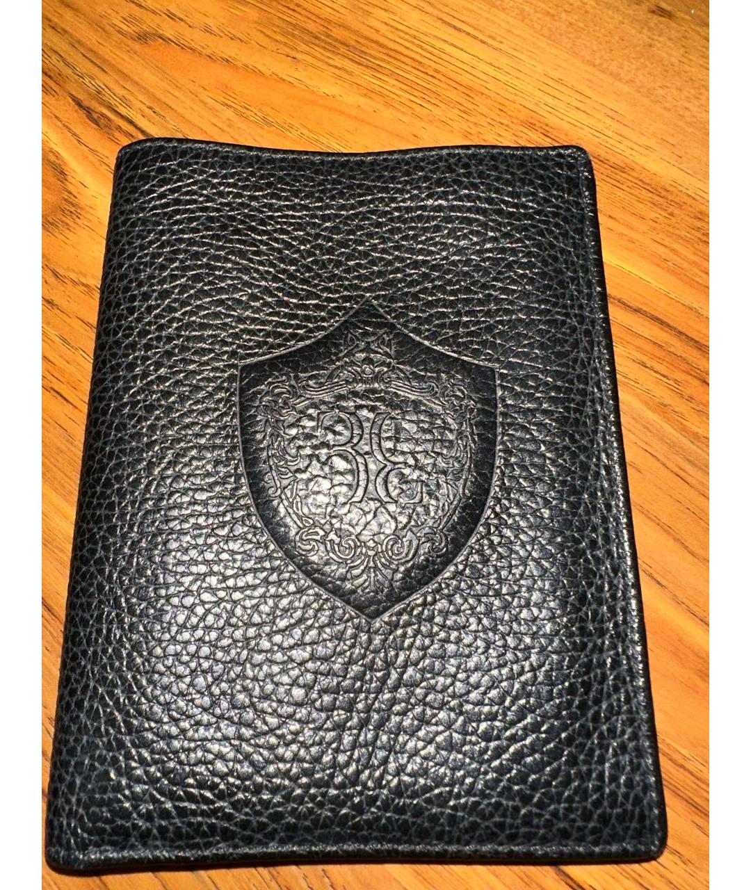 BILLIONAIRE Черный кожаный кошелек, фото 7