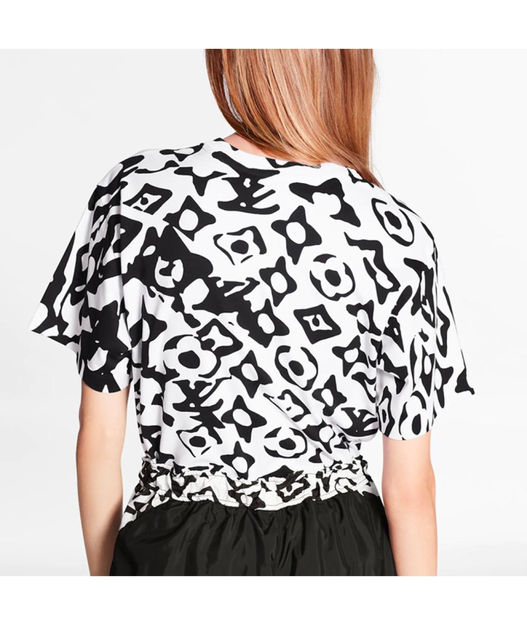 LOUIS VUITTON Мульти хлопковая футболка, фото 3