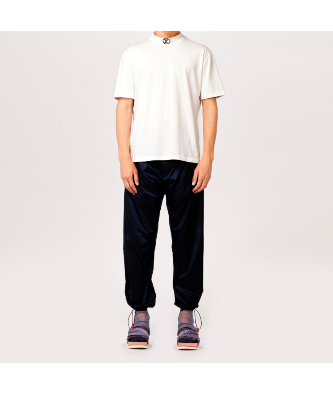 LOUIS VUITTON Белая хлопковая футболка, фото 2