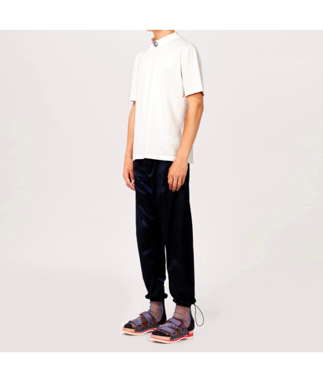 LOUIS VUITTON Белая хлопковая футболка, фото 4