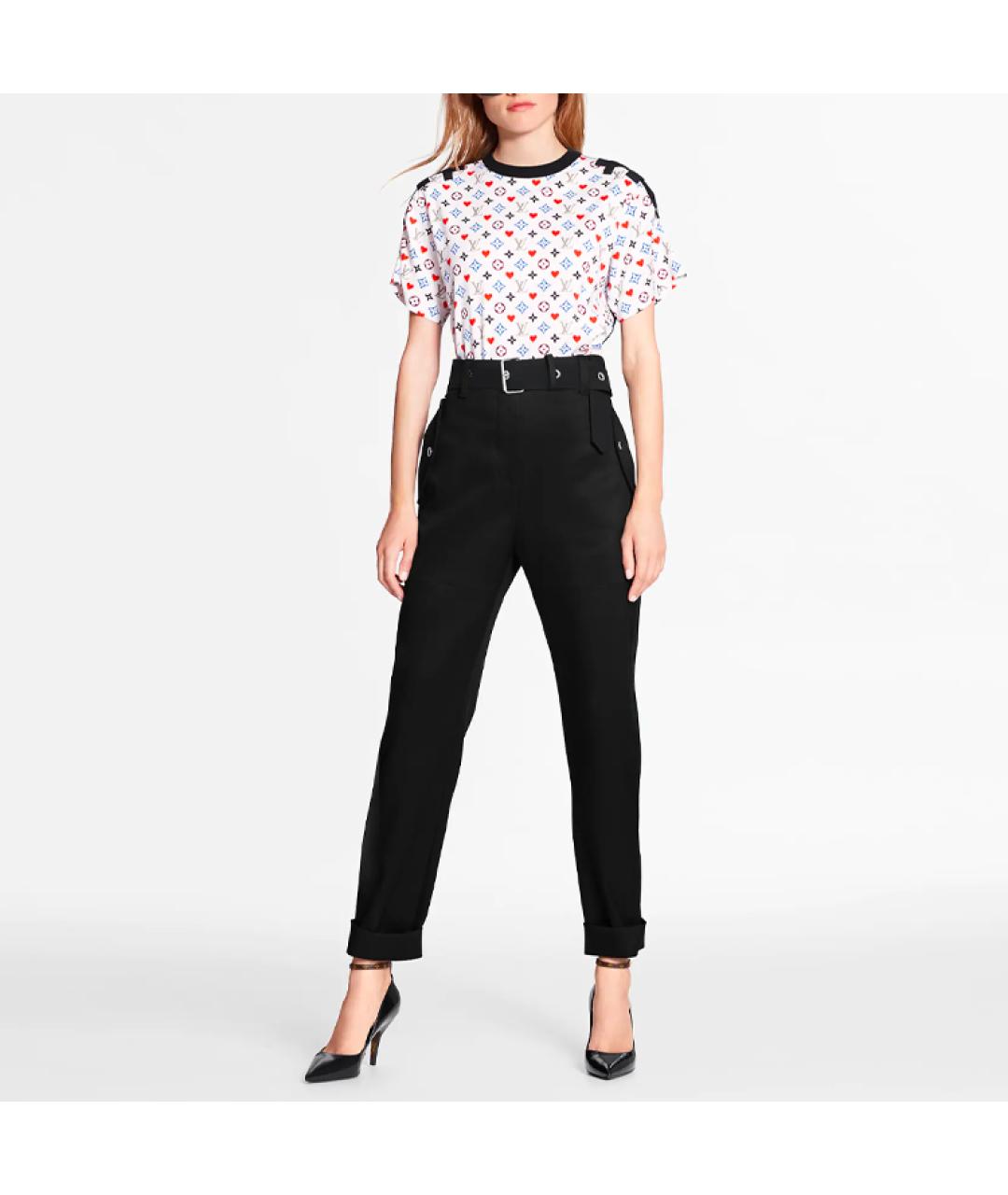 LOUIS VUITTON Белая хлопковая футболка, фото 3