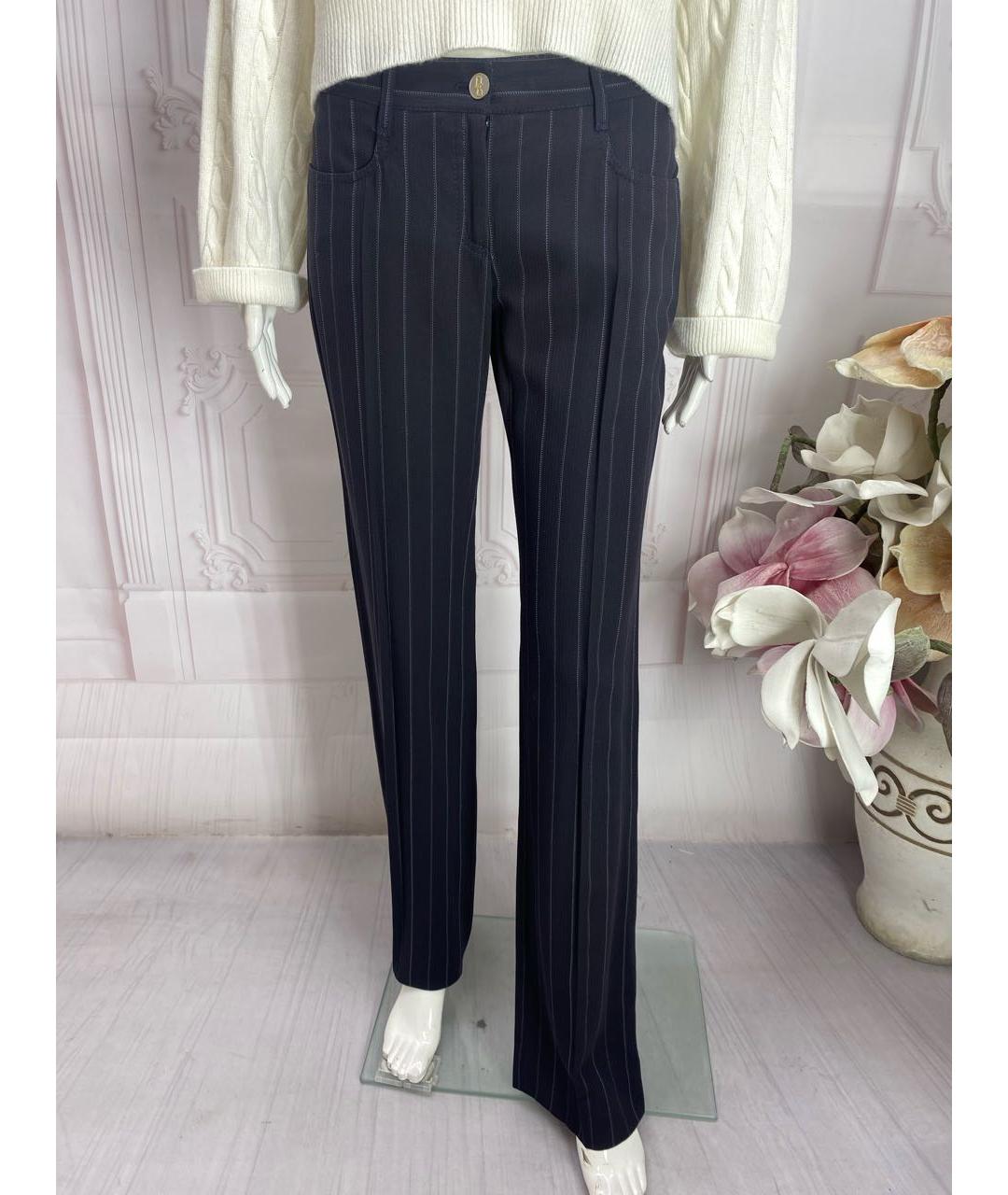 DOLCE&GABBANA Черные хлопковые прямые брюки, фото 7