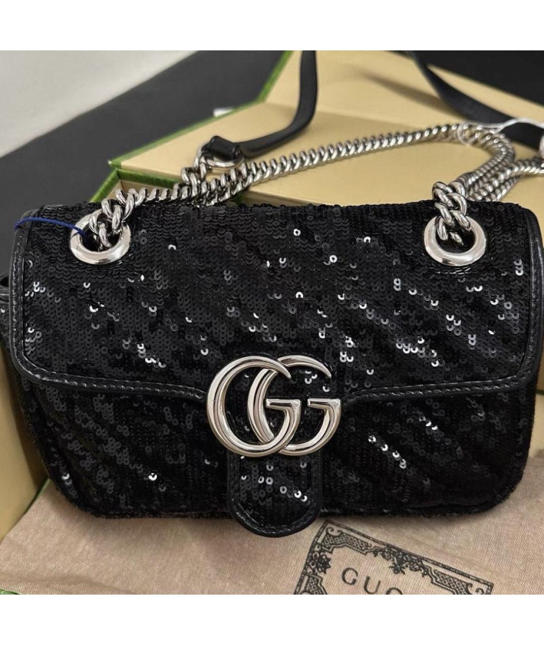 GUCCI Черная сумка через плечо, фото 5