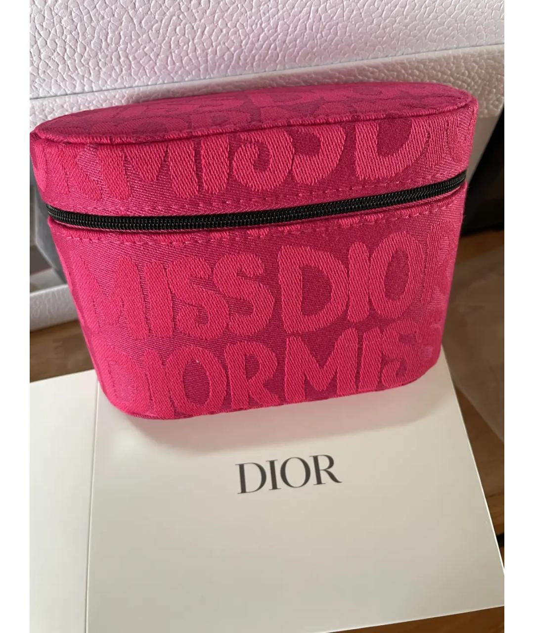 DIOR BEAUTY Розовая тканевая косметичка, фото 2