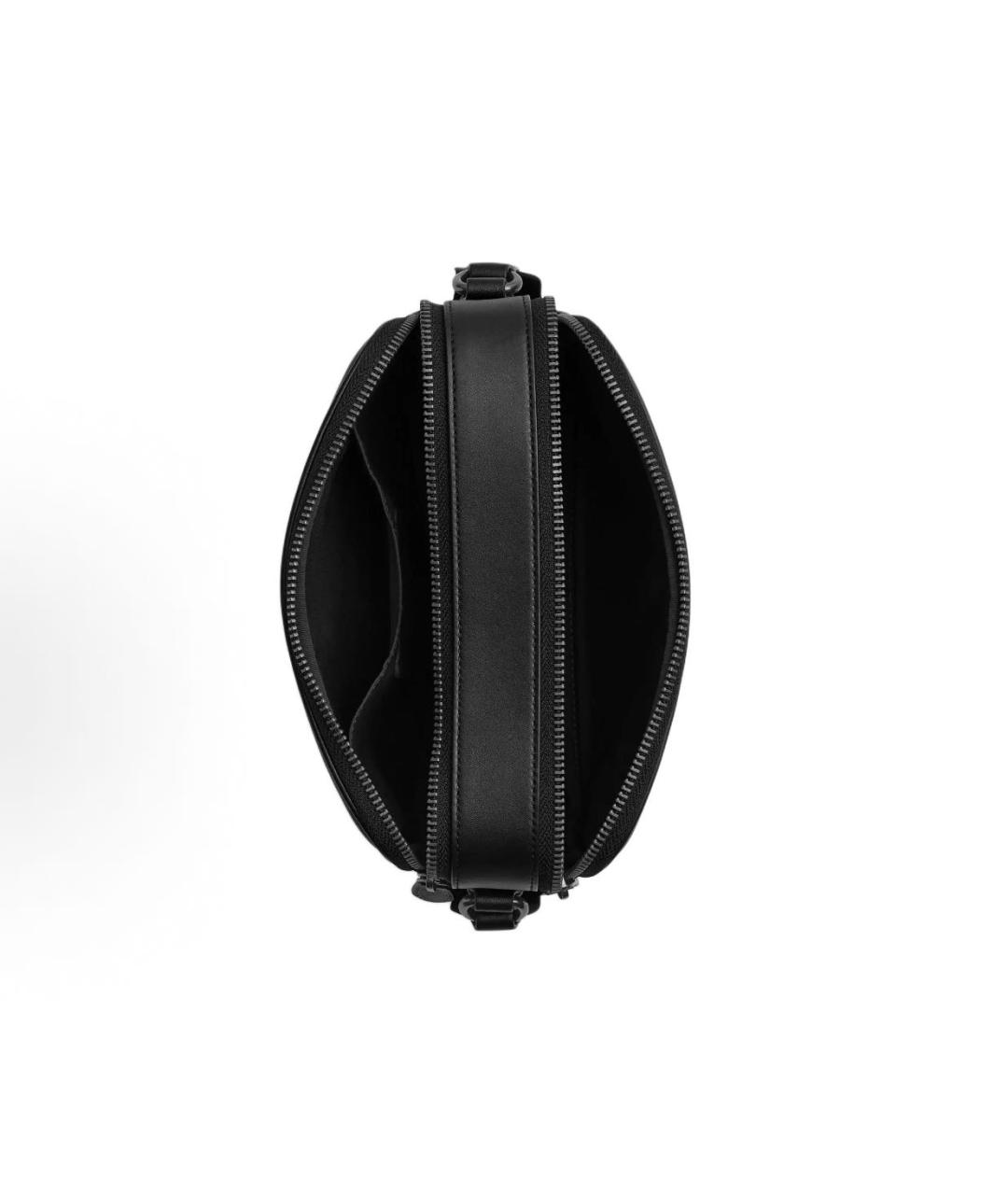 COACH Черная кожаная сумка на плечо, фото 4