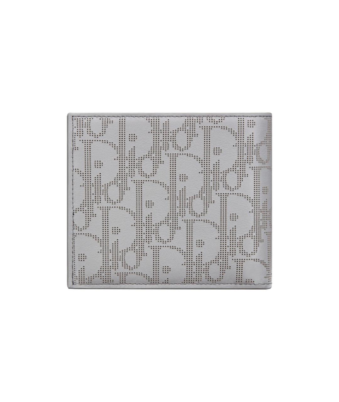 CHRISTIAN DIOR Серый кошелек, фото 2