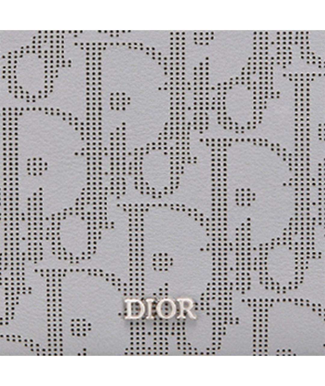 CHRISTIAN DIOR Серый кошелек, фото 4