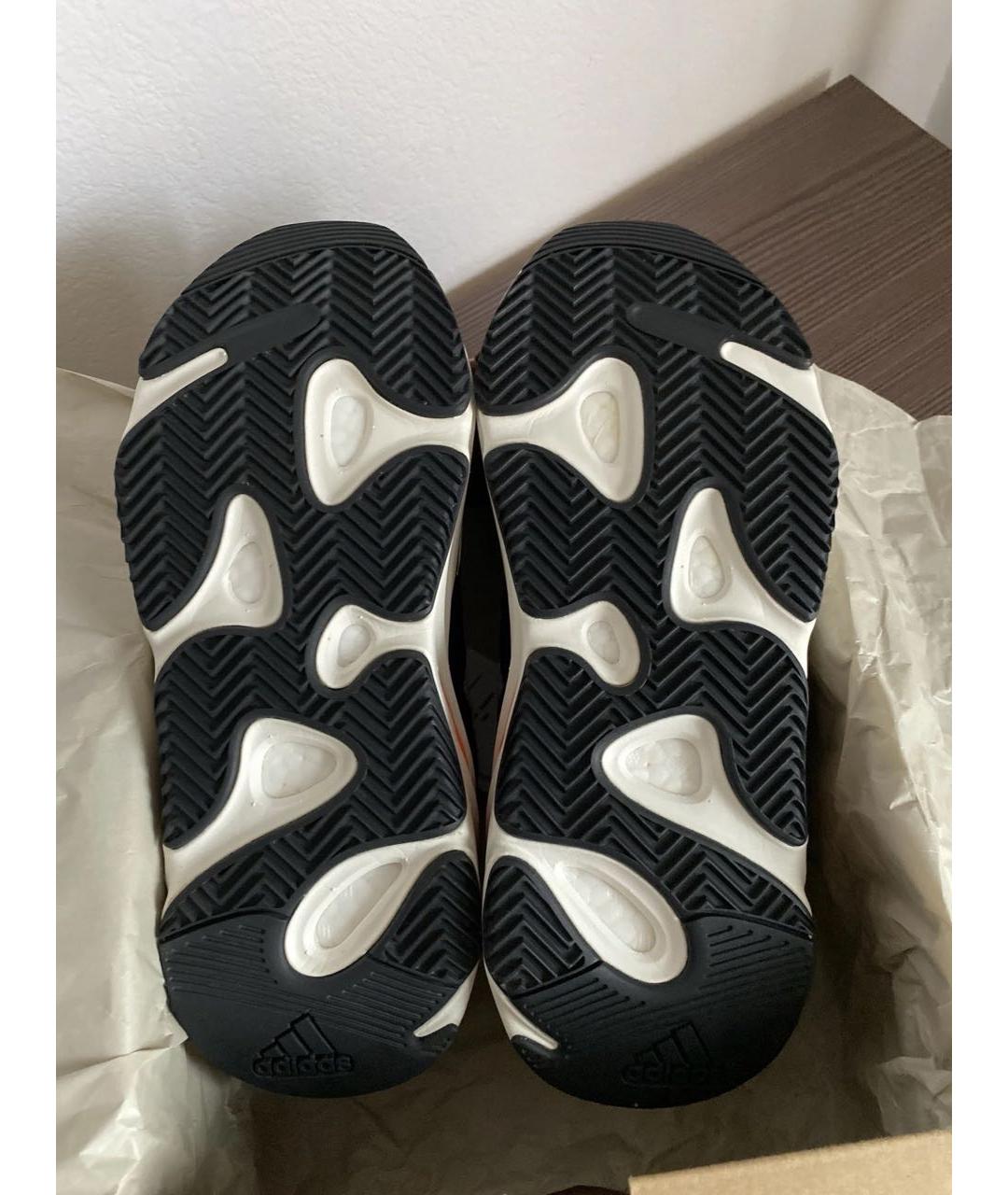 ADIDAS YEEZY Серые замшевые низкие кроссовки / кеды, фото 5