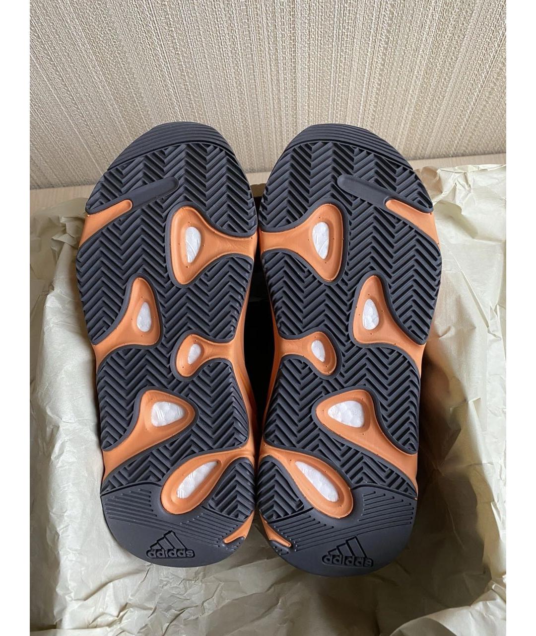 ADIDAS YEEZY Серые замшевые низкие кроссовки / кеды, фото 5