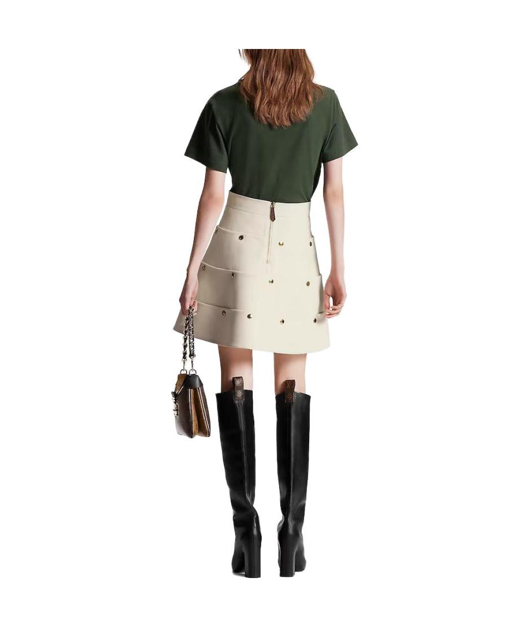 LOUIS VUITTON Зеленая хлопковая футболка, фото 3