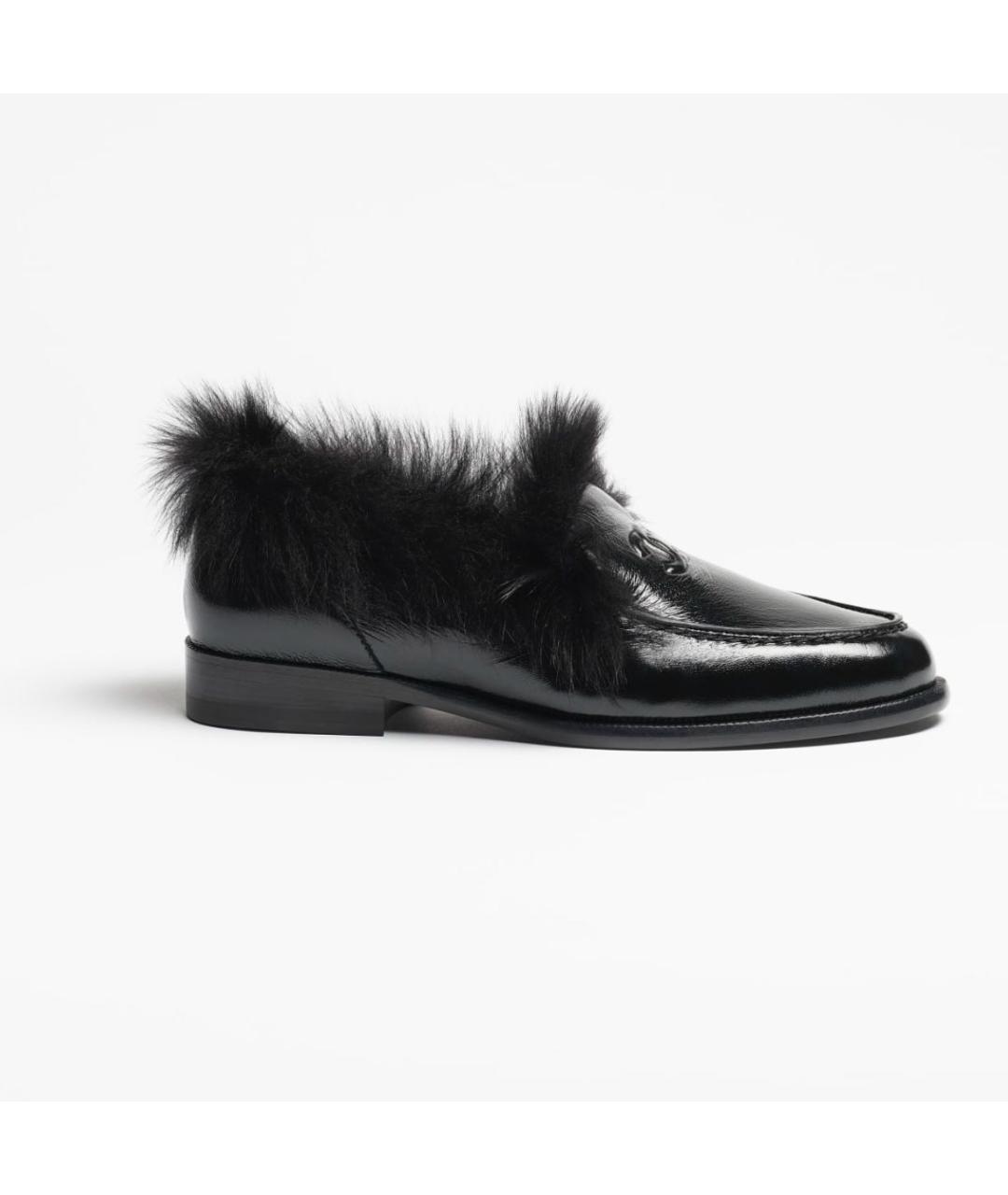 CHANEL Черные лоферы из лакированной кожи, фото 5