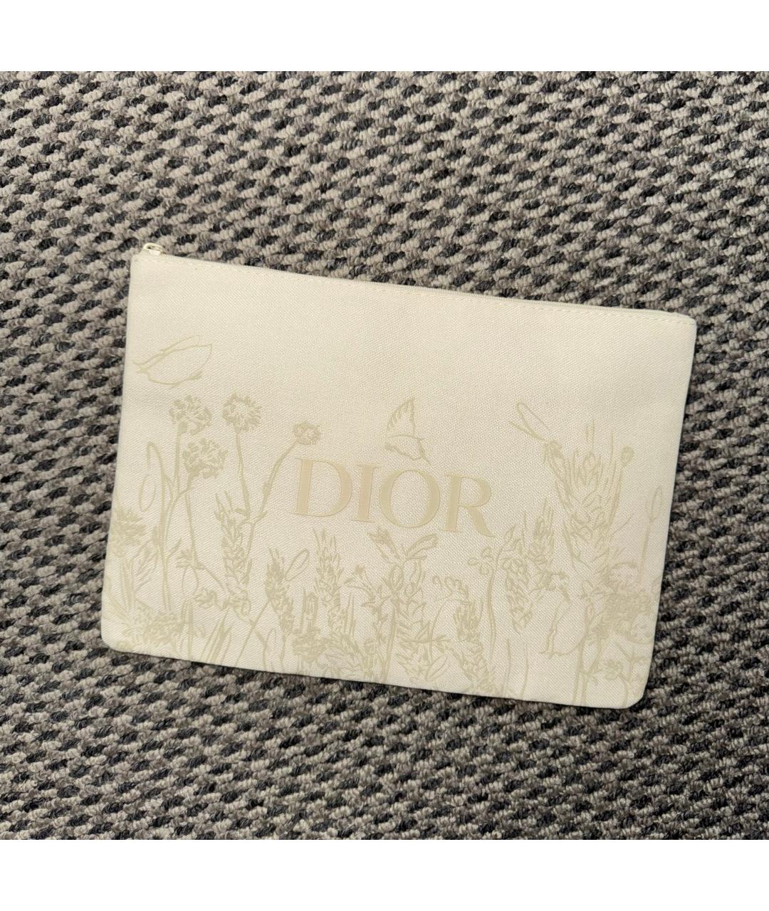 DIOR BEAUTY Бежевая тканевая косметичка, фото 2