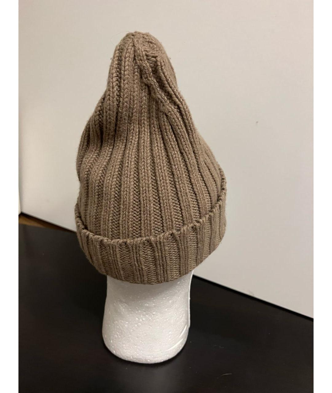 DOLCE&GABBANA Коричневая шерстяная шапка, фото 5