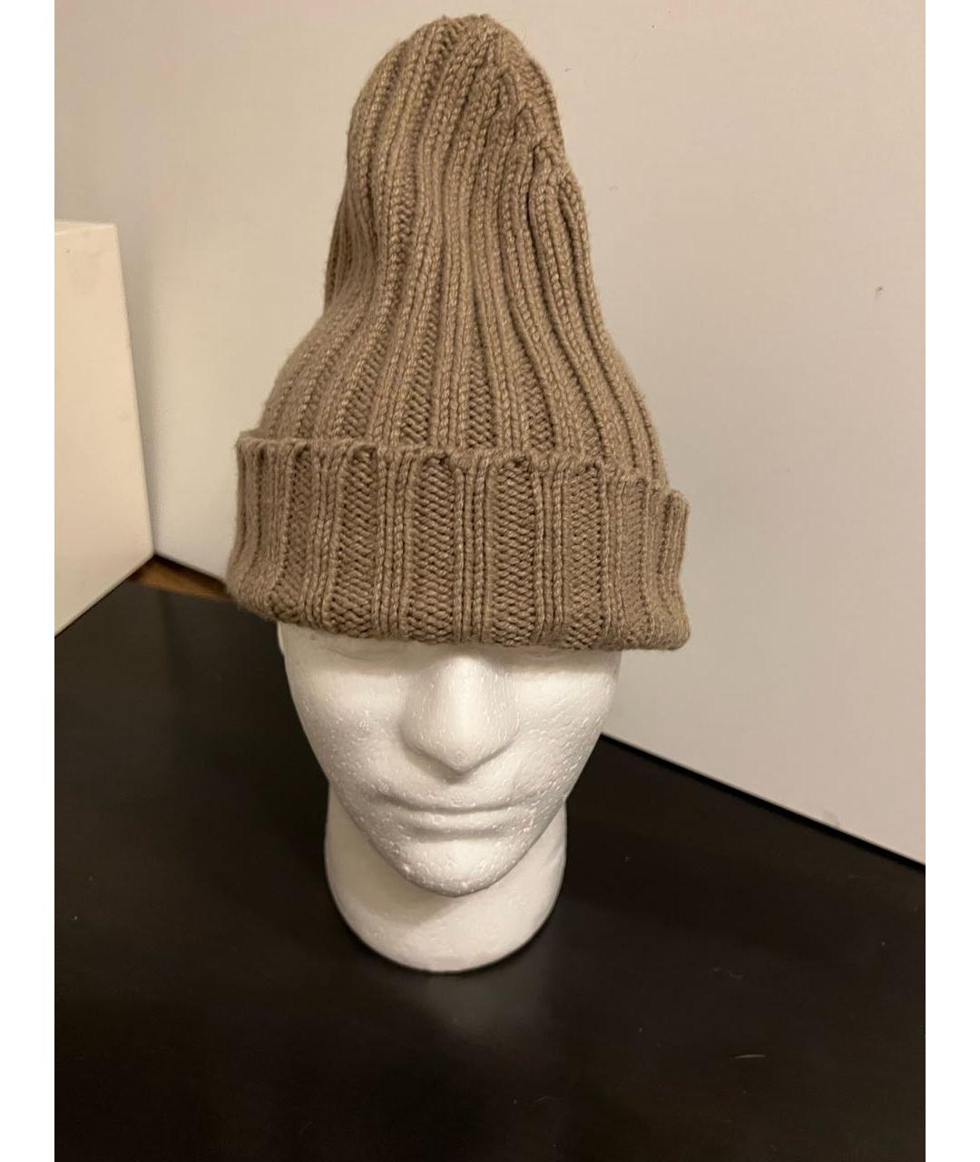 DOLCE&GABBANA Коричневая шерстяная шапка, фото 8