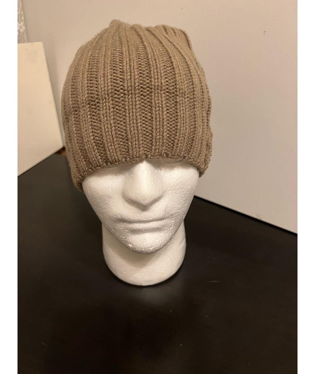 DOLCE&GABBANA Коричневая шерстяная шапка, фото 7
