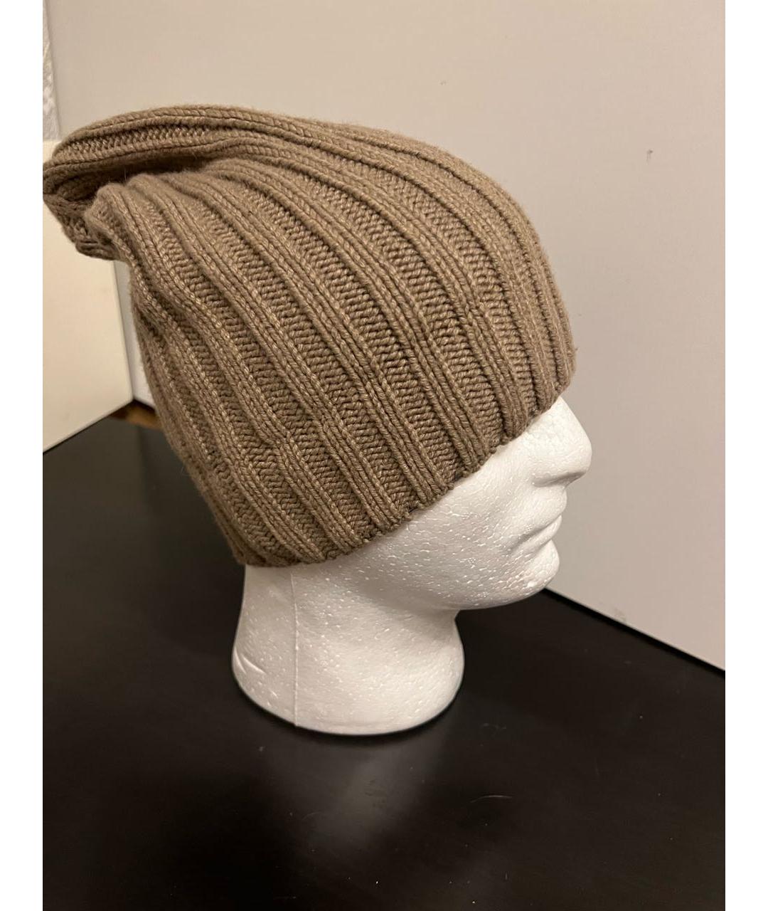 DOLCE&GABBANA Коричневая шерстяная шапка, фото 4
