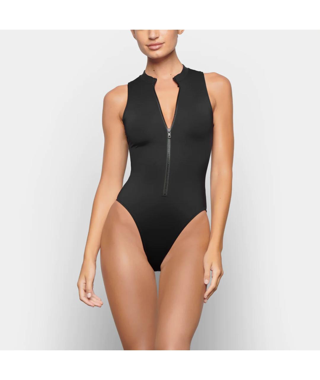 SKIMS Черный купальник, фото 3