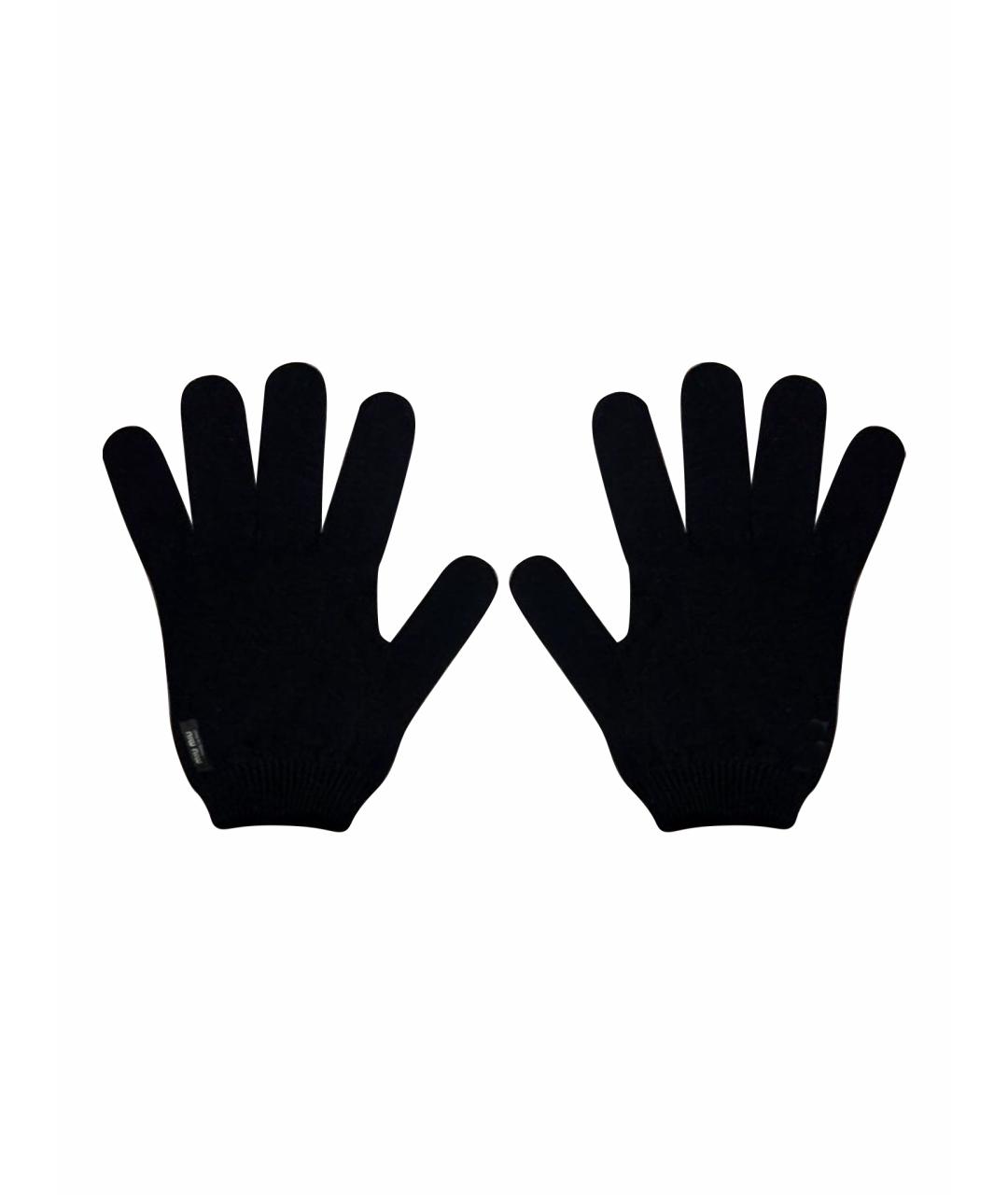 MIU MIU Черные перчатки, фото 1