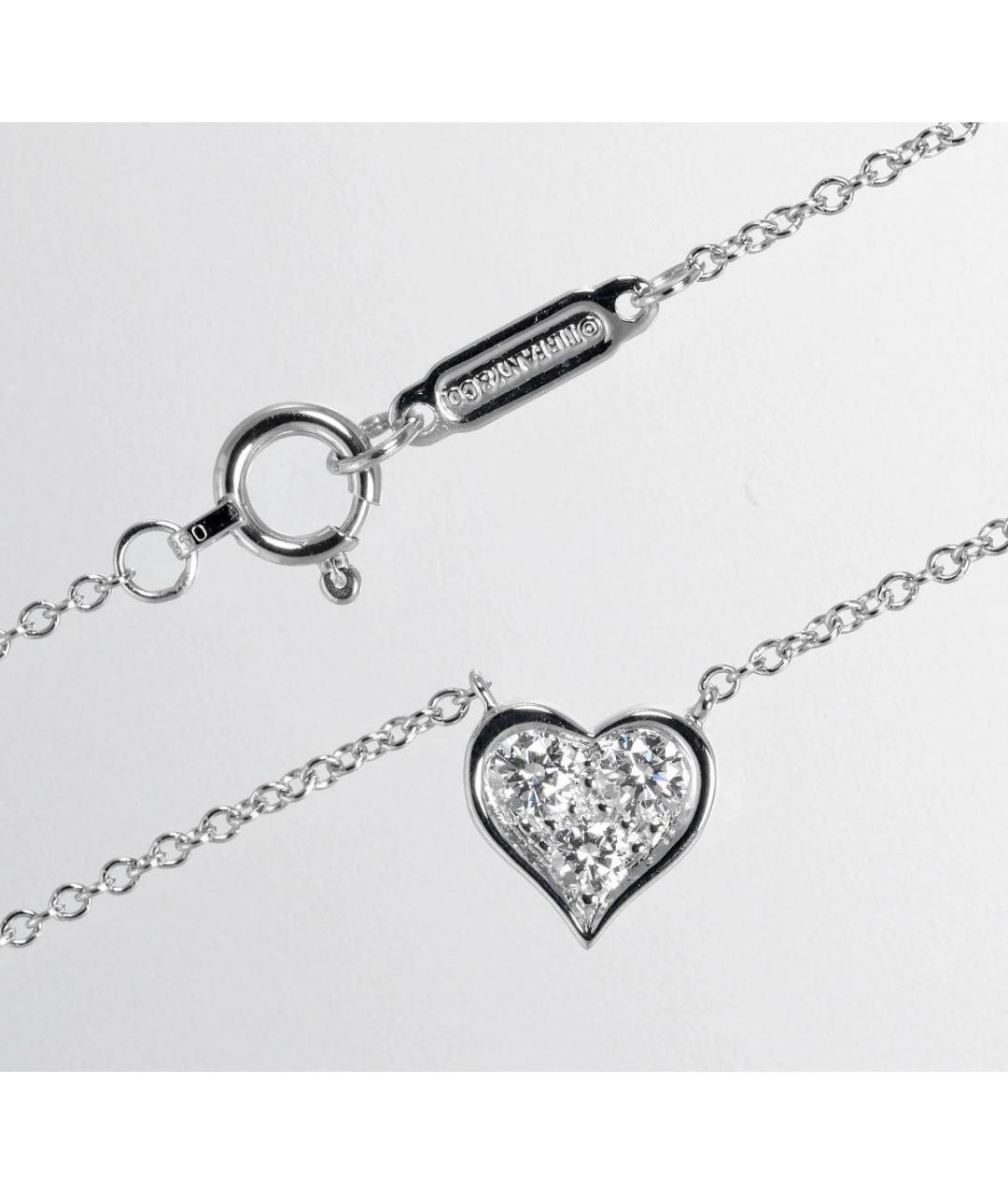 TIFFANY&CO Белое платиновое колье, фото 2