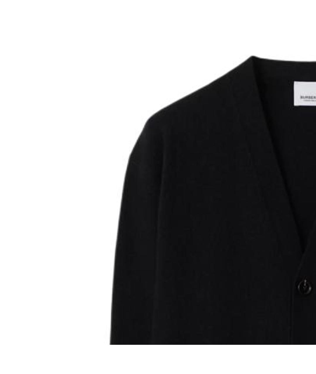 BURBERRY Черный кардиган, фото 4