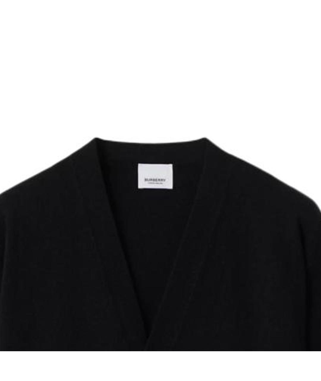 BURBERRY Черный кардиган, фото 2