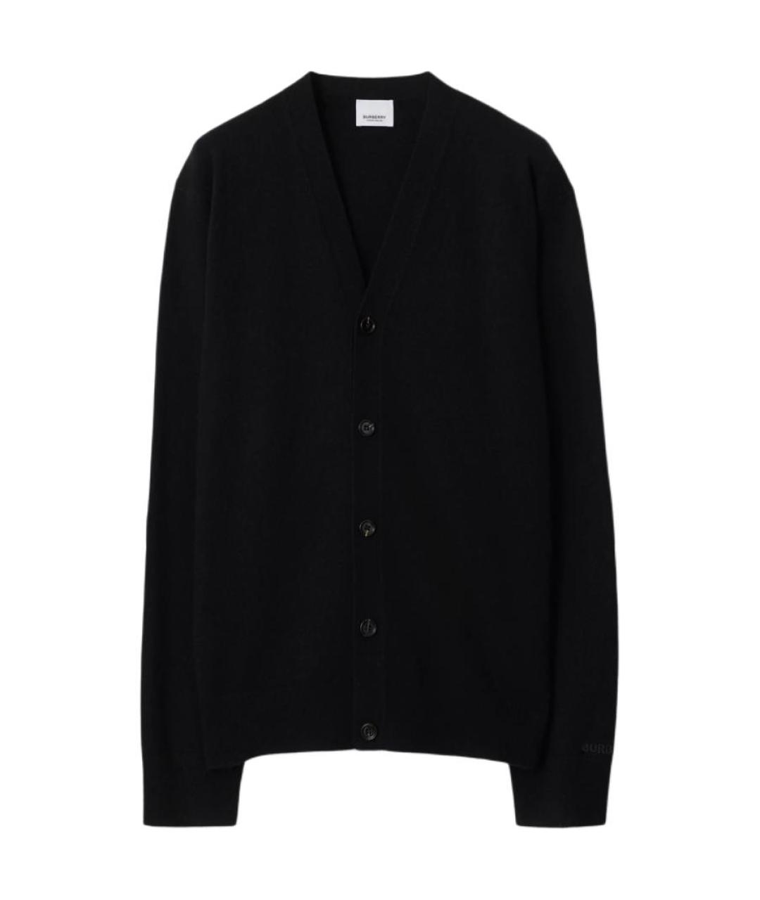 BURBERRY Черный кардиган, фото 1