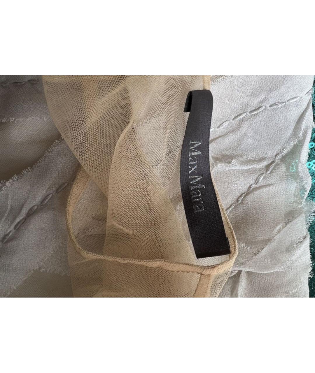 MAX MARA Бежевая полиамидовая блузы, фото 3