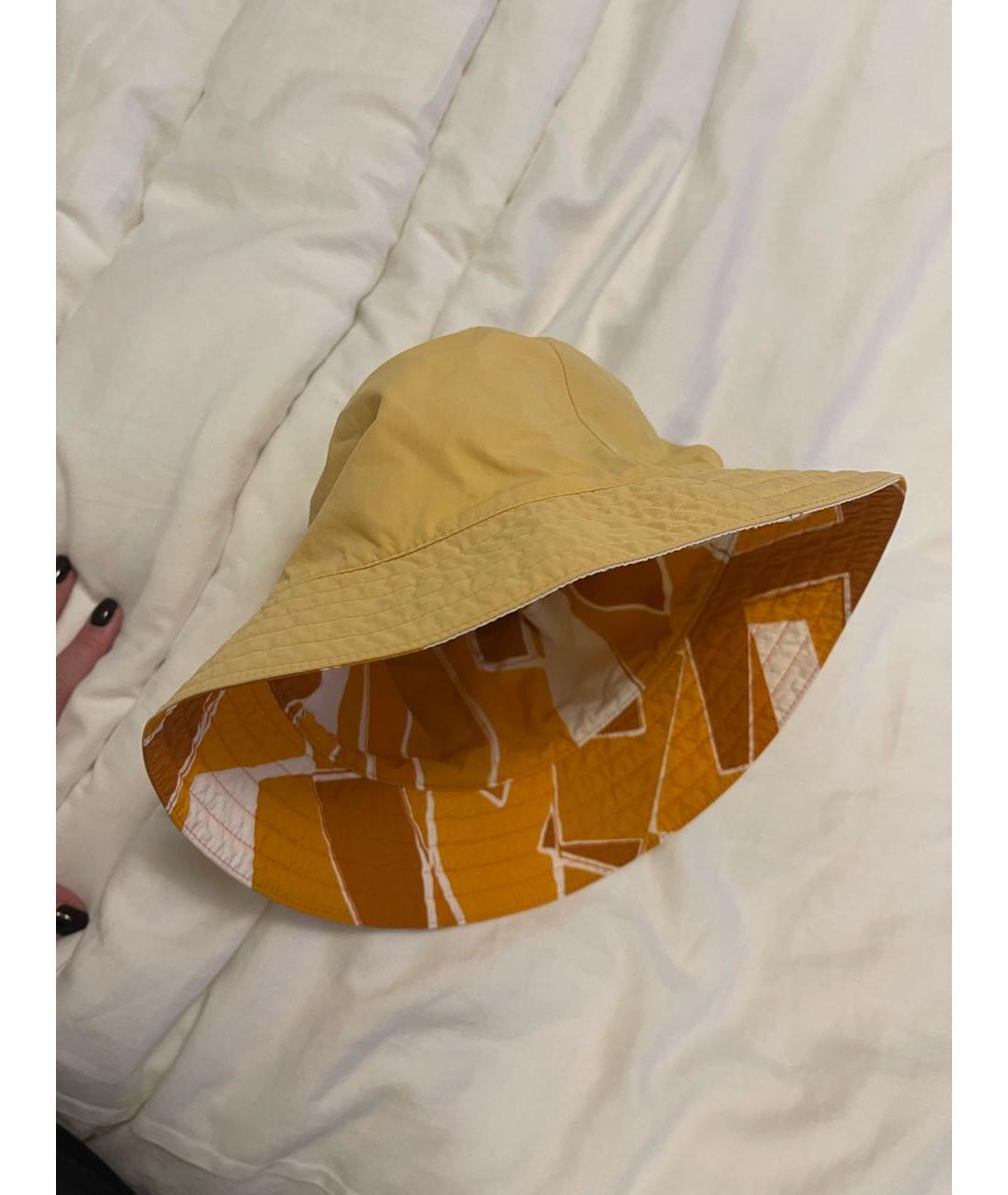 HERMES Желтая панама, фото 5