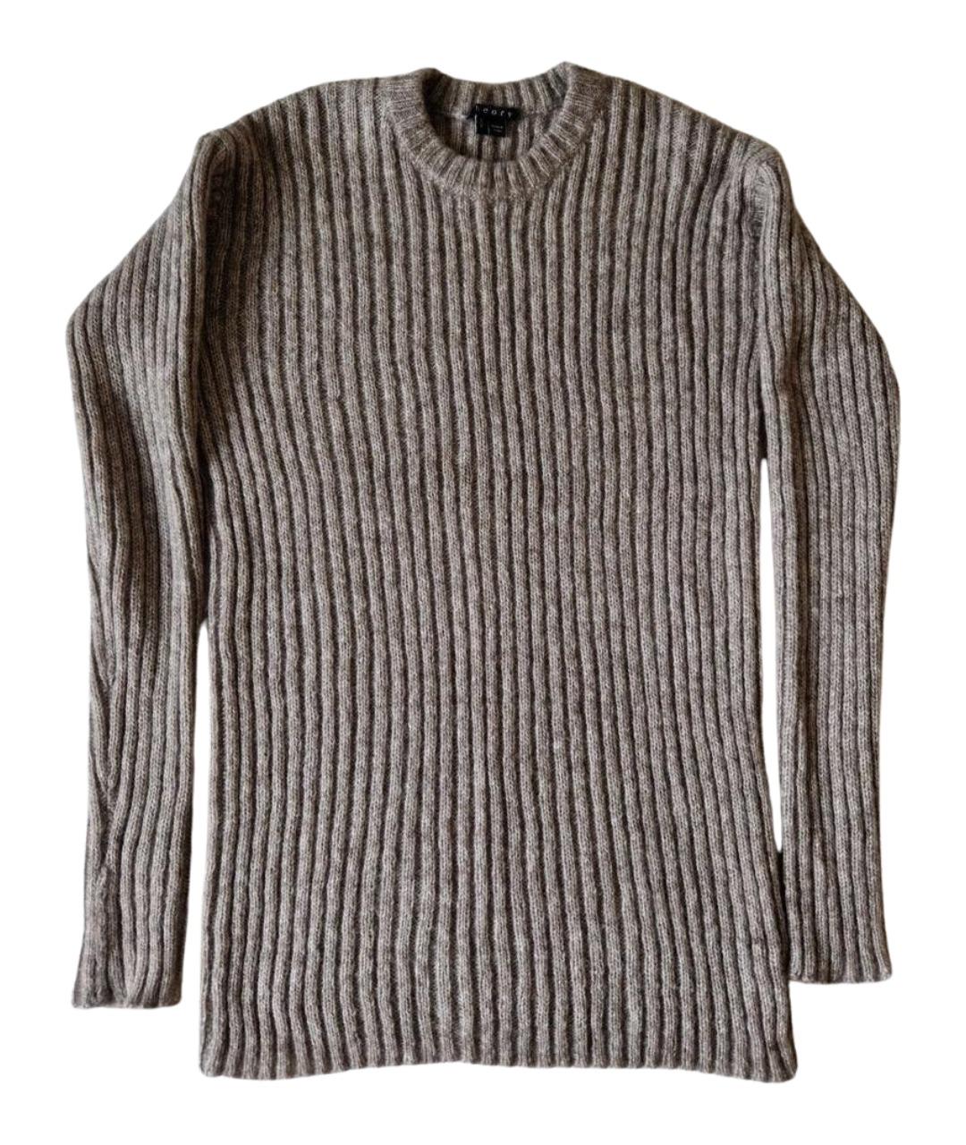 THEORY Бежевый полиамидовый джемпер / свитер, фото 1