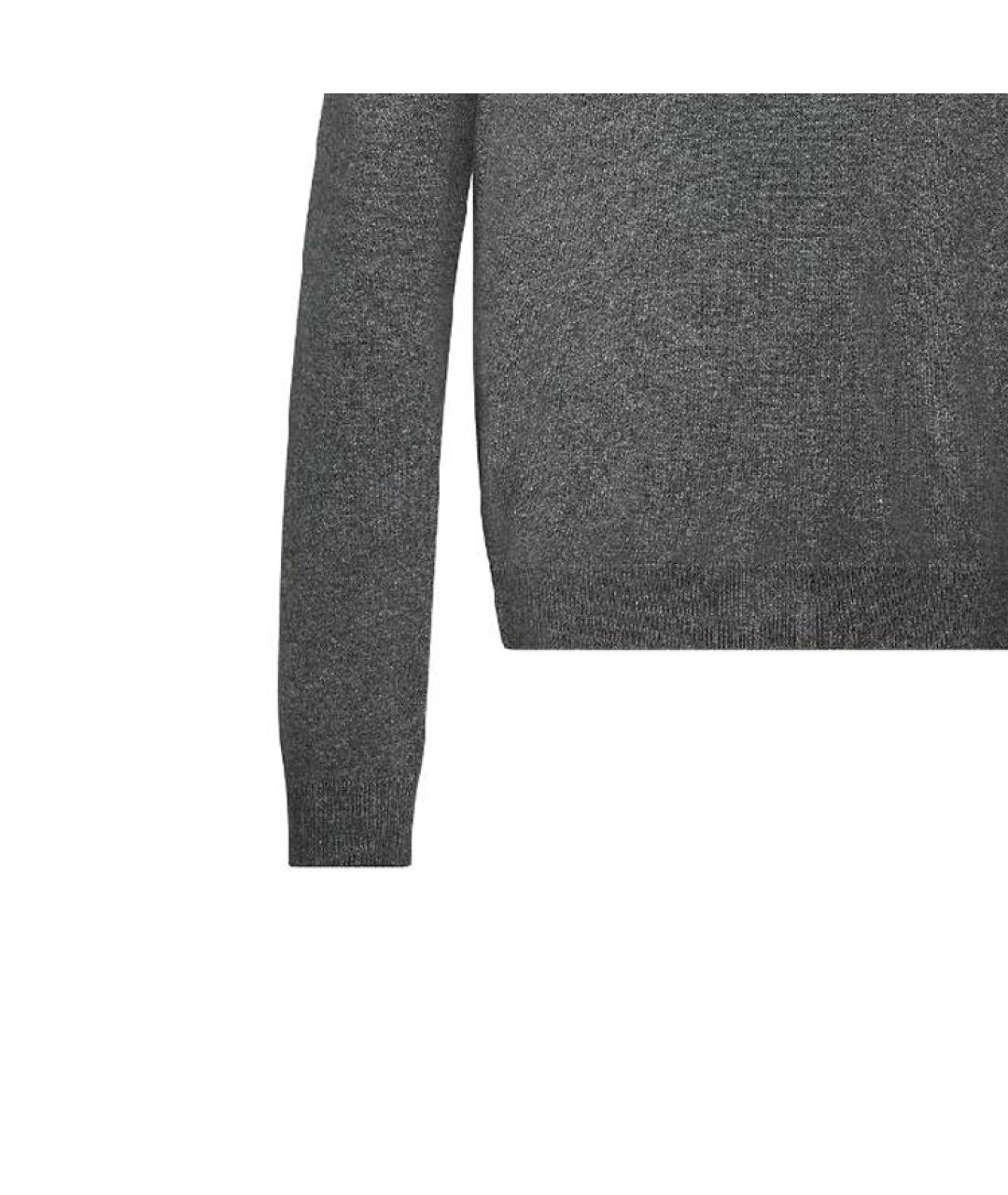 LOUIS VUITTON Серый кашемировый джемпер / свитер, фото 4