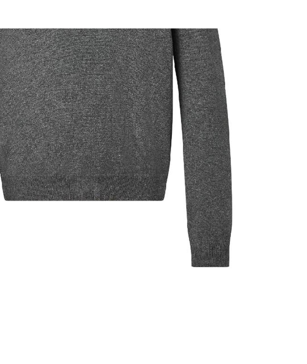 LOUIS VUITTON Серый кашемировый джемпер / свитер, фото 5