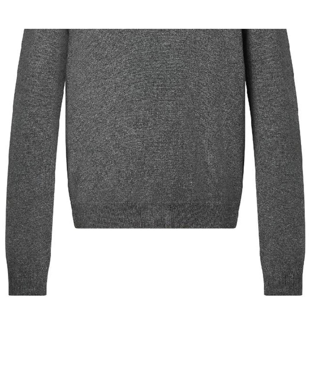 LOUIS VUITTON Серый кашемировый джемпер / свитер, фото 6