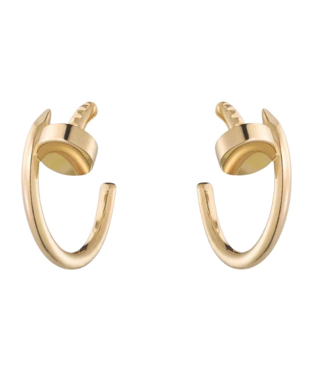 CARTIER Золотые серьги из желтого золота, фото 1