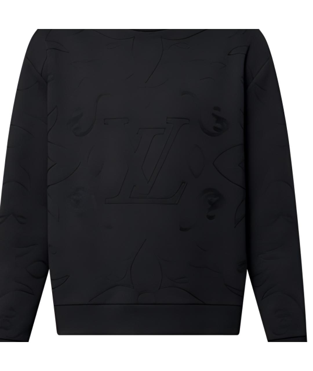 LOUIS VUITTON Черный хлопковый джемпер / свитер, фото 6