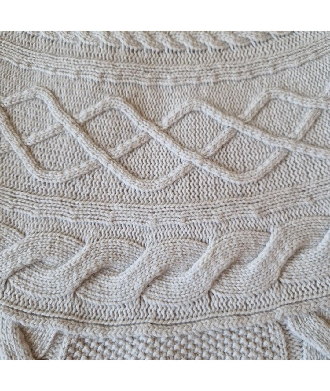 WEEKEND MAX MARA Серый шерстяной джемпер / свитер, фото 3