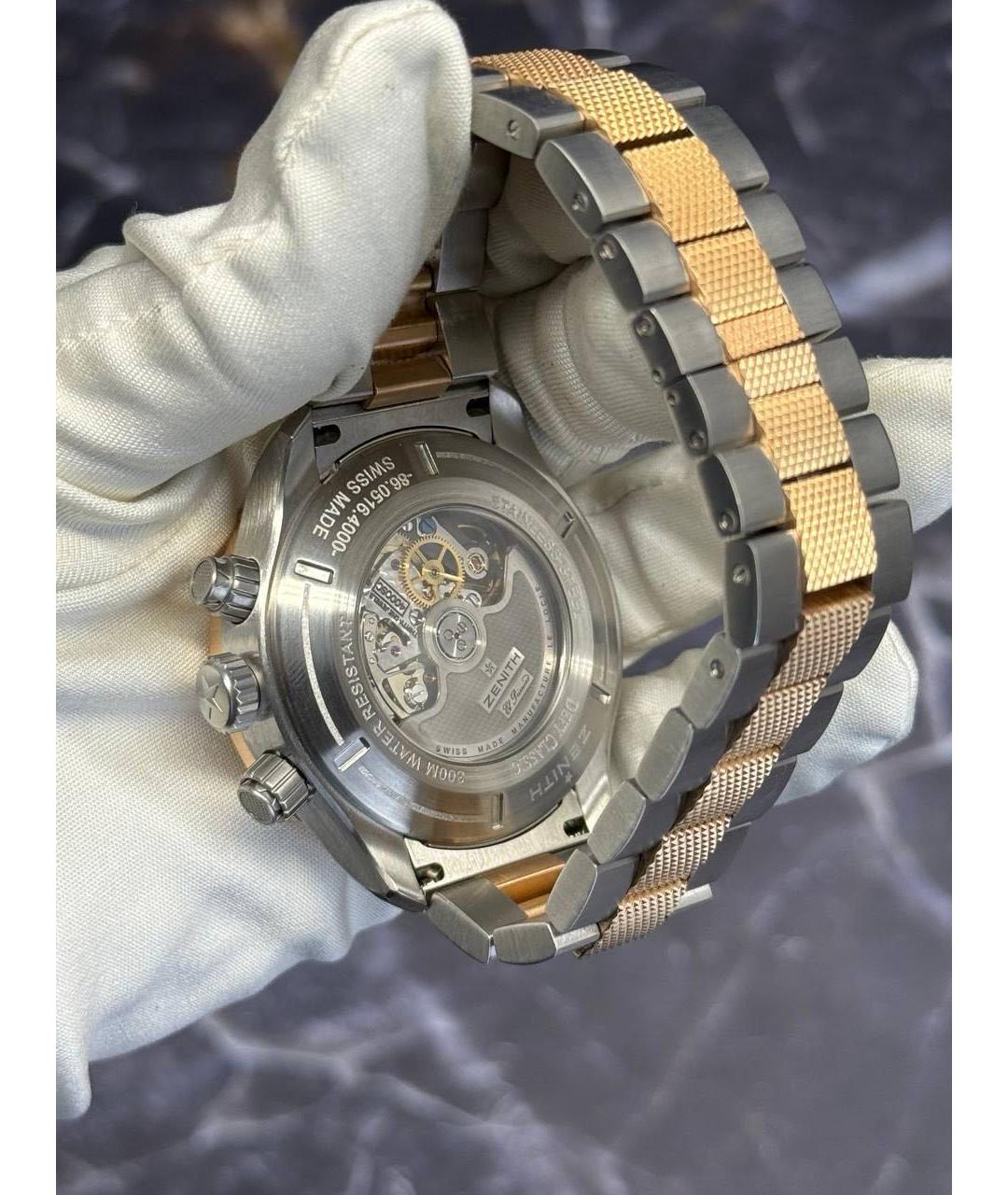 ZENITH Золотые часы из розового золота, фото 2