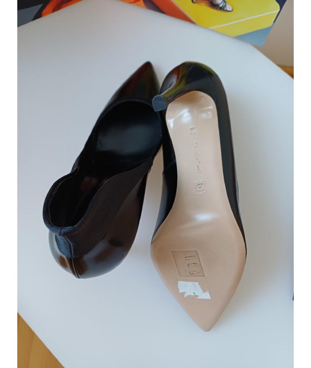 GIANVITO ROSSI Черные кожаные туфли, фото 7