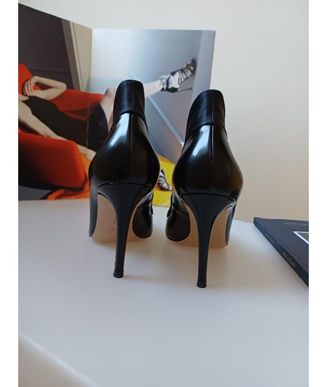 GIANVITO ROSSI Черные кожаные туфли, фото 6