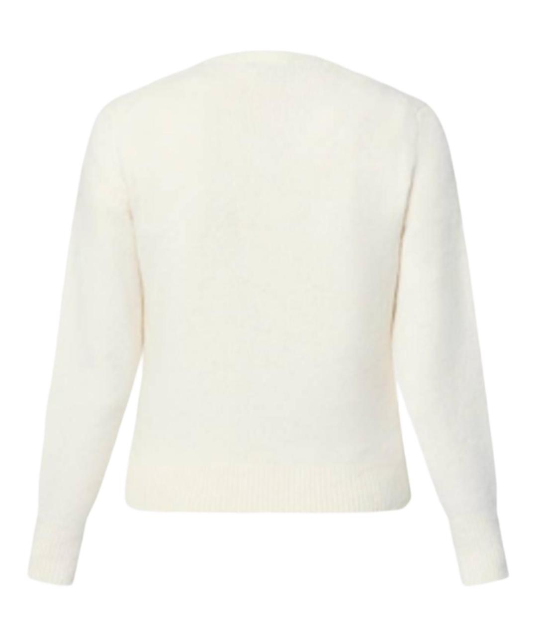 LOUIS VUITTON Белый шерстяной джемпер / свитер, фото 2