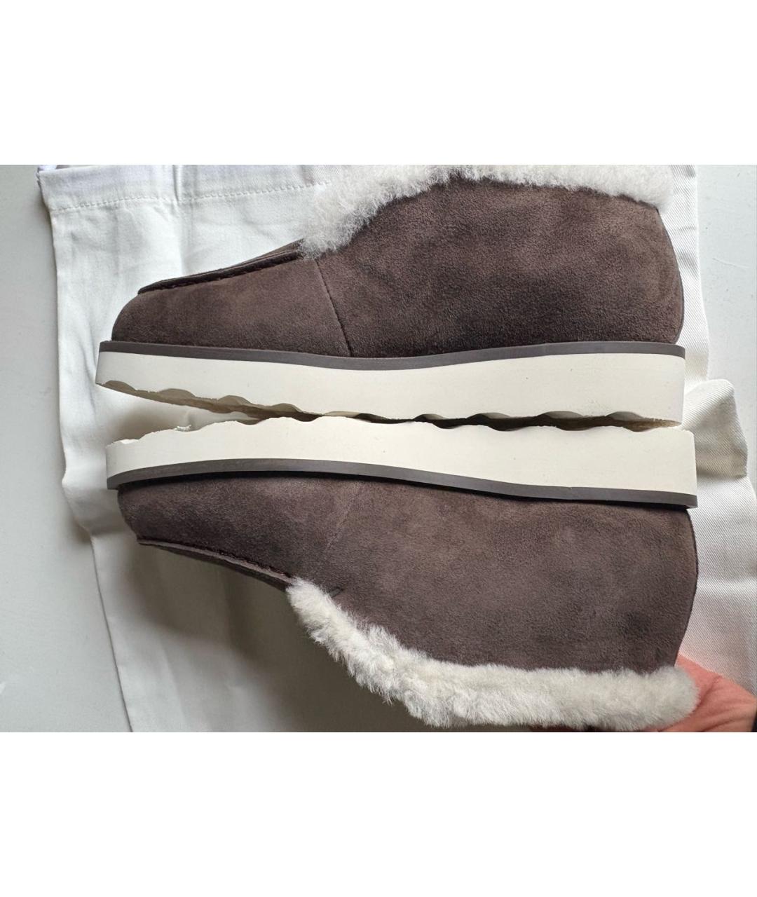 12 STOREEZ Коричневые замшевые лоферы, фото 4