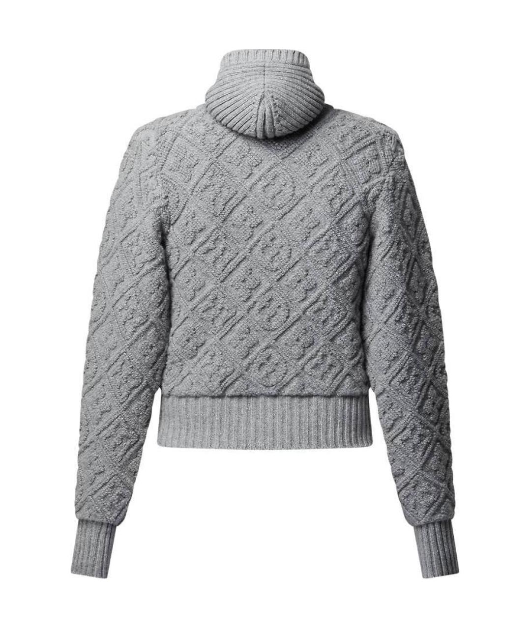 LOUIS VUITTON Серый шерстяной джемпер / свитер, фото 2