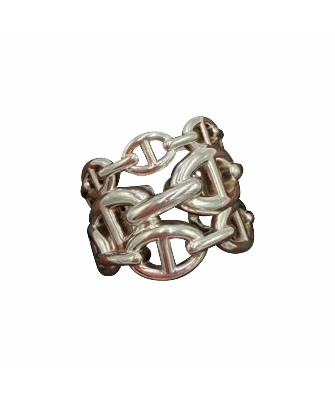 HERMES Серебряное серебряное кольцо, фото 1